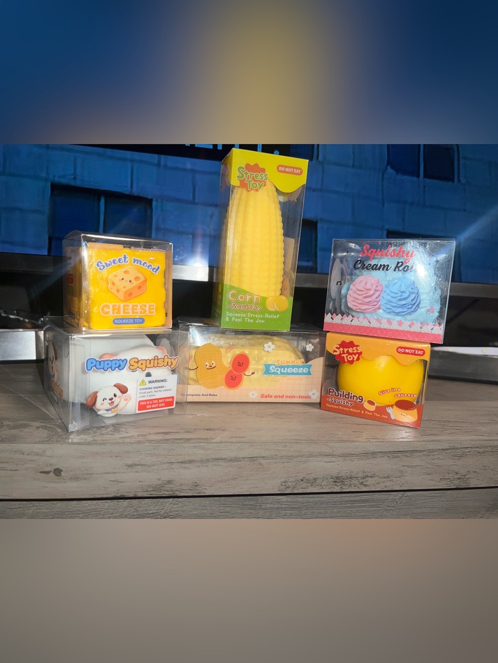 6 Pc Crunchy Squishy Bundle New